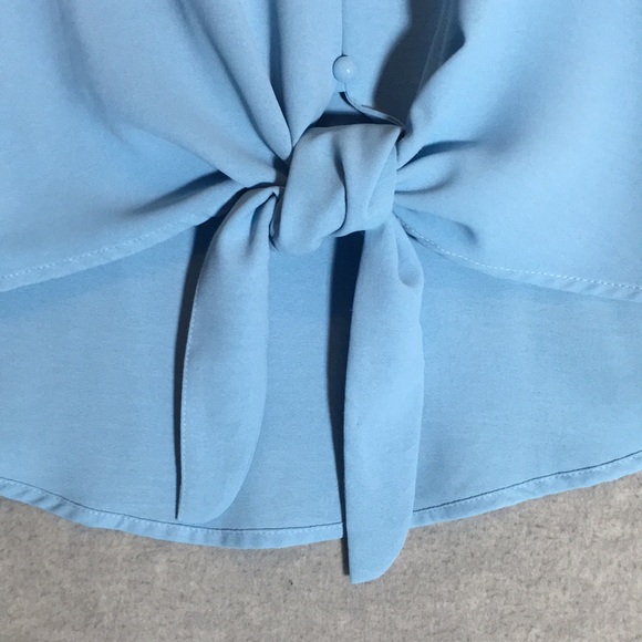 IKEVAN Oversized Relaxed Fit Versatile Wrinkle Resistant Packable Tie Front Top - Picture 6 of 15